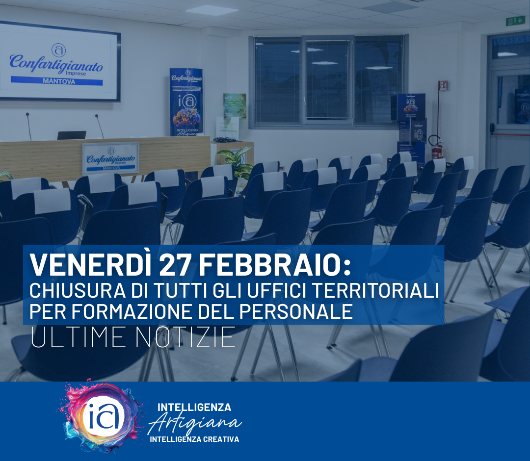 27 FEBBRAIO | Chiusura Uffici al pubblico
