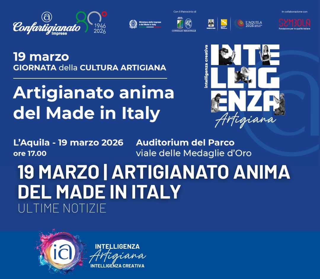19 MARZO | 5° Giornata del Valore Artigiano