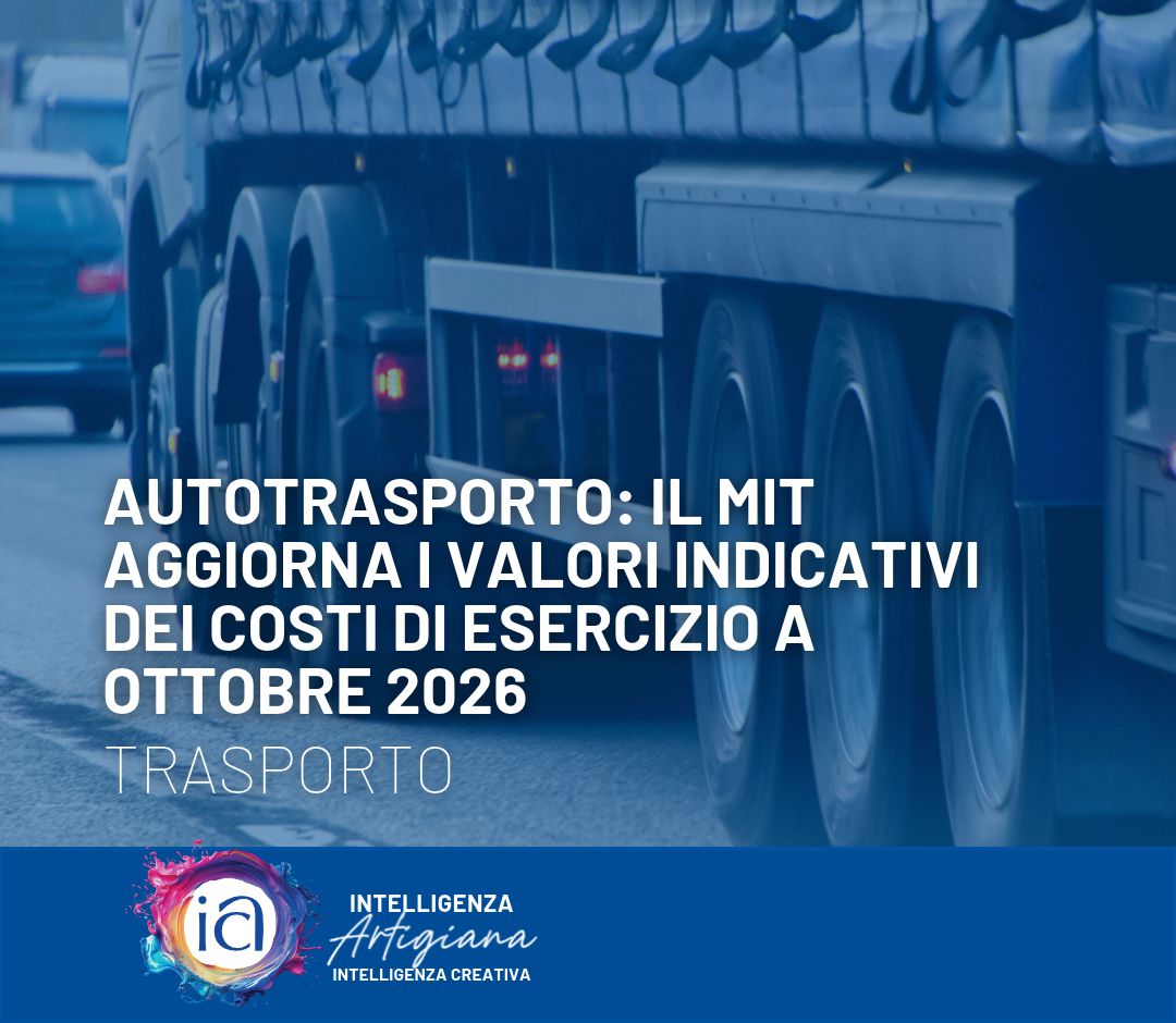 MIT aggiorna i valori indicativi dei costi di esercizio a ottobre 2026
