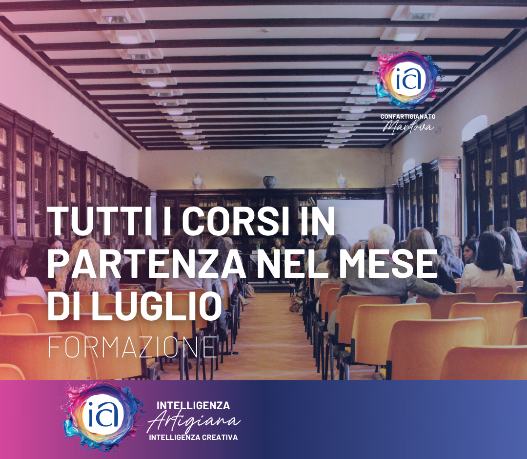 LUGLIO | I corsi in partenza