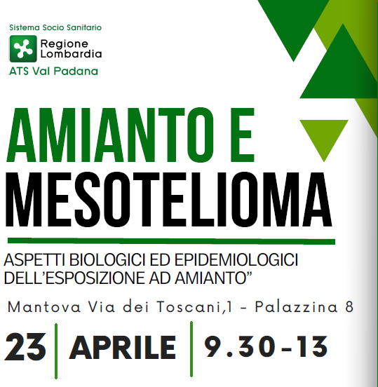 23 APRILE | Amianto e mesotelioma: l'incontro dell'ATS