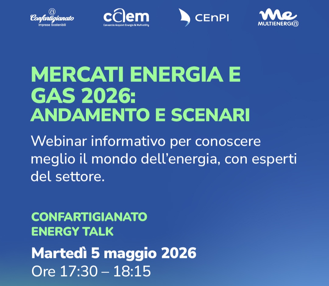 Confartigianato Energy Talk | 5 maggio