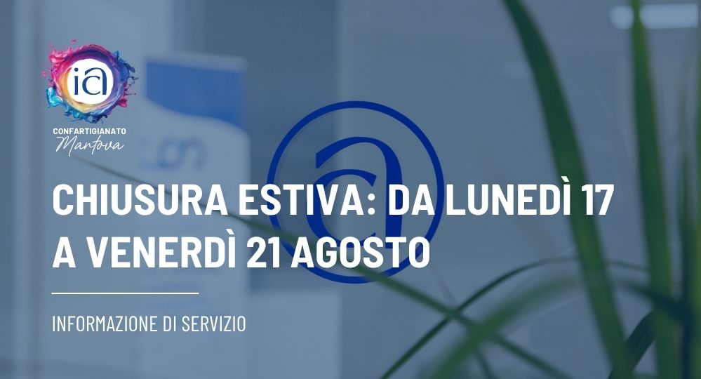Chiusura estiva